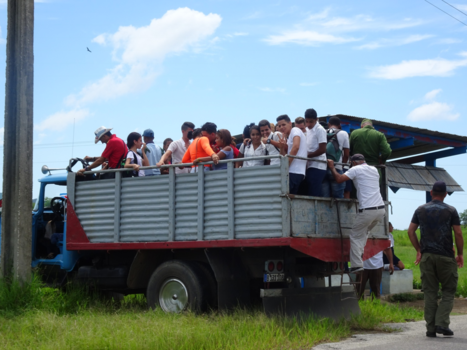 Trinidad (Cuba) - Openbaar vervoer....