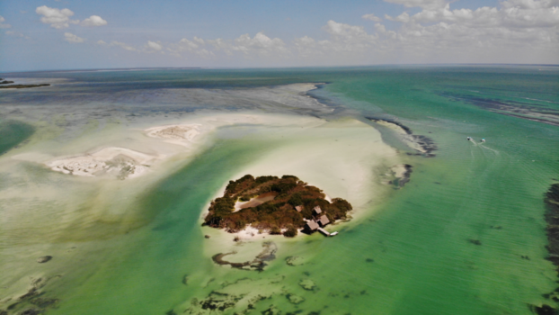 Mexico - Isla de la Pasion, eiland naast Isla Holbox in Mexico.