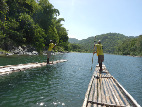 Jamaica - Rio Grande, respect for the work these men do!