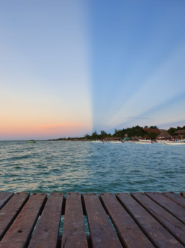 Mexico - Prachtige zonsondergang op Isla Holbox, Mexico