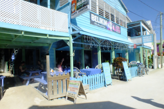 Caye Caulker - Een plaatselijk restaurant