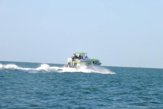 Caye Caulker - De taxiboot die je naar Caye Caulker brengt
