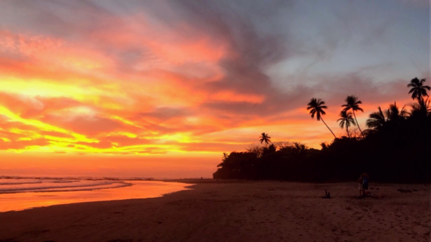 Costa Rica in drie weken - Zonsondergang Santa Teresa