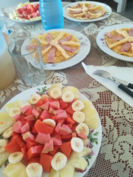 Havana - Typisch Cubaans ontbijt