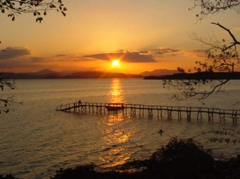 Costa Rica - zonsondergang Golfo de Nicoya