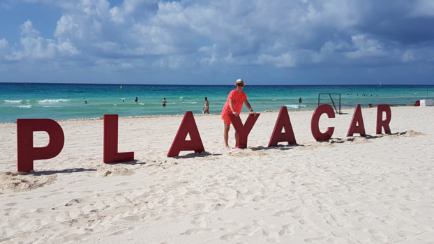 Playa del Carmen - even op het strand