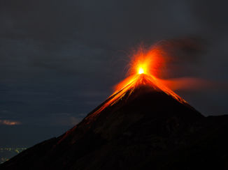 Guatemala - Uitbarsting Acatenango