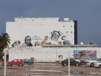 Riksja Mexico, Belize & Guatemala - Wall art in Campeche