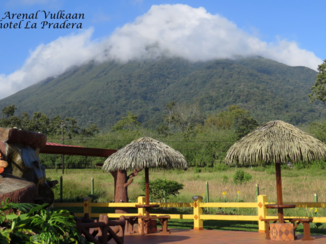 Costa Rica - zicht op de Arenal-vulkaan