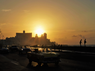 Havana - Zonsondergang vanaf de Malecon