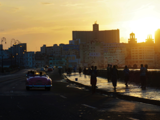 Havana - Zonsondergang vanaf de Malecon