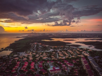 Curaçao - Jan Thiels zoutpannen en zonsondergang