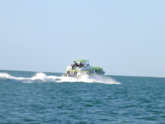 Caye Caulker - De taxiboot die je naar Caye Caulker brengt