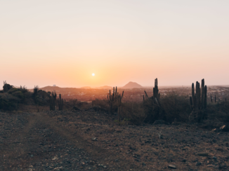 Aruba - Aruba zonsondergang over het eiland