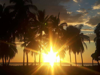 Costa Rica - Zonsondergang aan de Atlantische kust